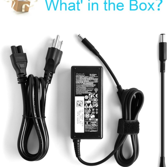 Charger for Dell Laptop Computer 65W 45W Round Tip Power Adapter Quantity: 2 - Picture 6 of 11